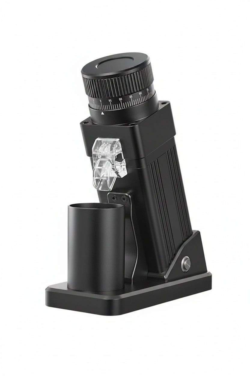 Electric Burr Coffee Grinder 55mm Conical Stepless Adjustment for Espresso and Coffee Beans
