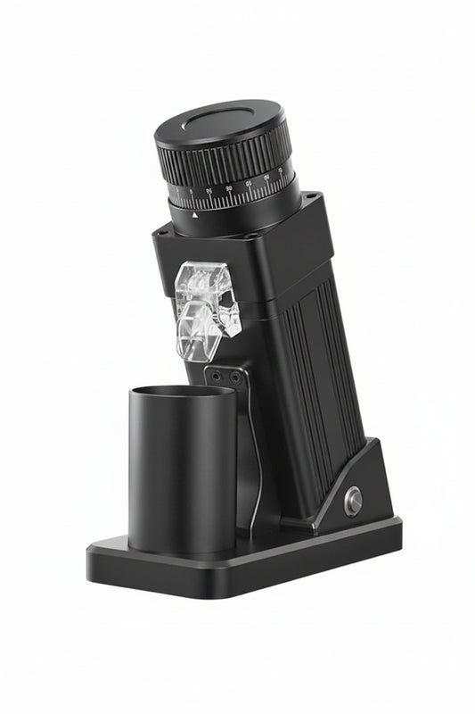 Electric Burr Coffee Grinder 55mm Conical Stepless Adjustment for Espresso and Coffee Beans