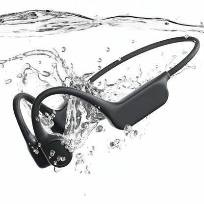 Wireless Bone Conduction Earphones with 32GB MP3 Player, IPX8 Waterproof, Bluetooth 5.3 Headset