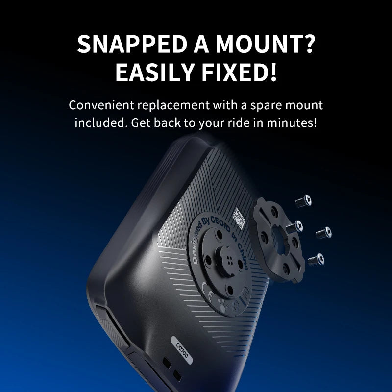 Wireless GPS Bike Computer 2.8 Inch Display Cycling Speedometer with Route Navigation WiFi ANT+