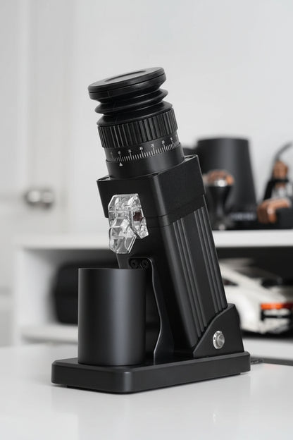 Electric Burr Coffee Grinder 55mm Conical Stepless Adjustment for Espresso and Coffee Beans