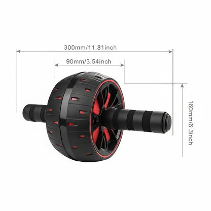Portable Ab Roller Wheel Fitness Trainer for Core Strength Home Gym Exercise Equipment
