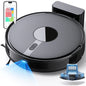 Robot Vacuum and Mop Cleaner with Smart Mapping 7500Pa Suction App Control and 180 Min Runtime